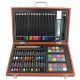 Sketching and Painting Kit, Artists' Tool Case, with Wooden case, 79 Pieces, Material: Wood, Metal