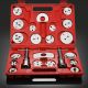 Todeco Brake Repair Tool Kit, Brake Caliper Tool Set, with Red case, 21 Parts, Material: C45 steel