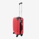 Todeco Carry On Suitcase, Cabin Luggage, 20 inch (51cm), Red, ABS, Protected corners, Size (wheels included): 56x38x22cm (22x15x8.6inch)