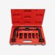 Todeco Valve Spring Compressor, 11 Piece Tool Box for Valve Spring Compressor, 11 Parts, with Red case, Material: C45 steel