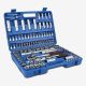 Todeco Socket Set, Ratchet Set, 108 Parts, with Blue case, Size: 38.5 x 27 x 8.5 cm