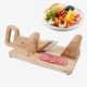 Todeco Sausage Cutter, Kitchen Guillotine, Main material: Rubber wood