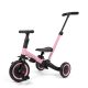 4 in 1 Triciclo Bambini, Triciclo Senza Pedali con maniglia a spinta ad altezza Regolabile, Max 25 kg, per Bambini 1-3 anni, Rosa