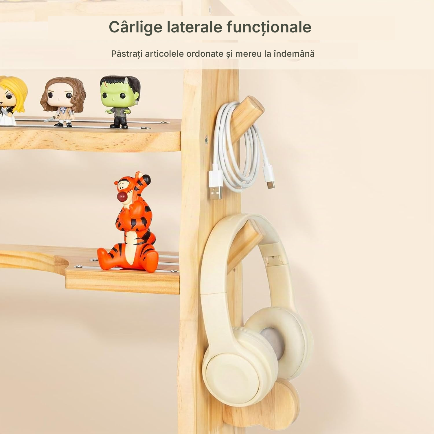 Raft figurine Tonie — casă din lemn de pin — 5