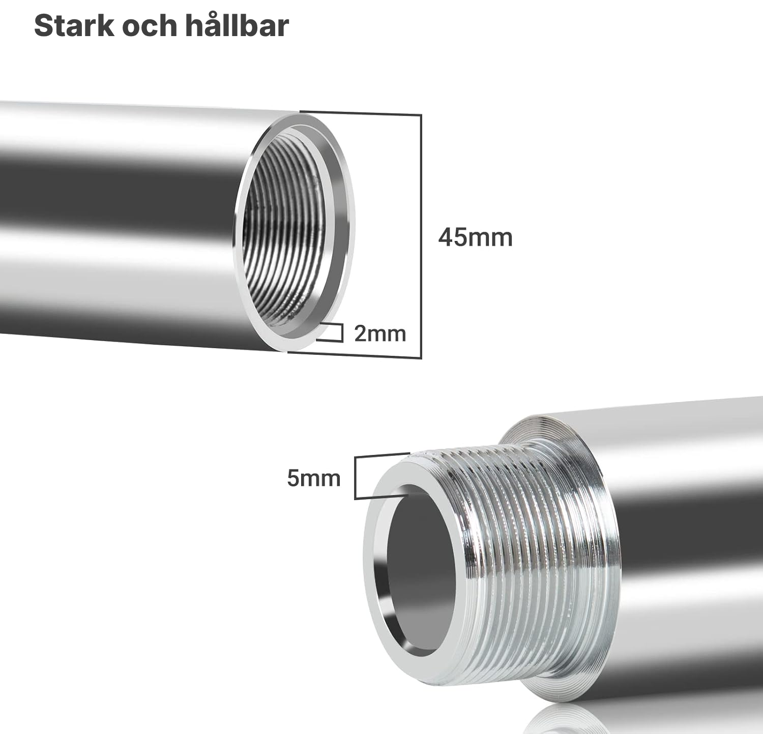 Förlängningsrör 250 mm till dansstång 45 mm — 4