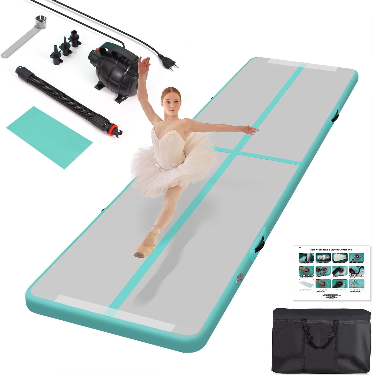 Air Gymnastics Track 400 × 100 × 10 cm