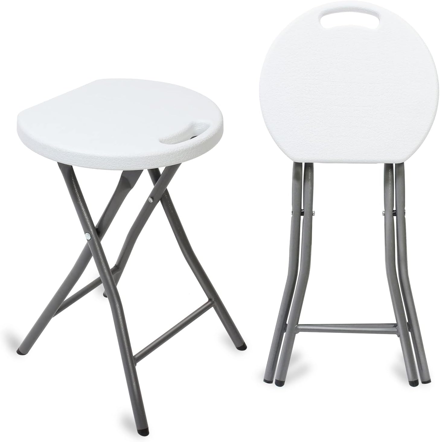 Folding Stool Set of 2 — 300 kg Capacity