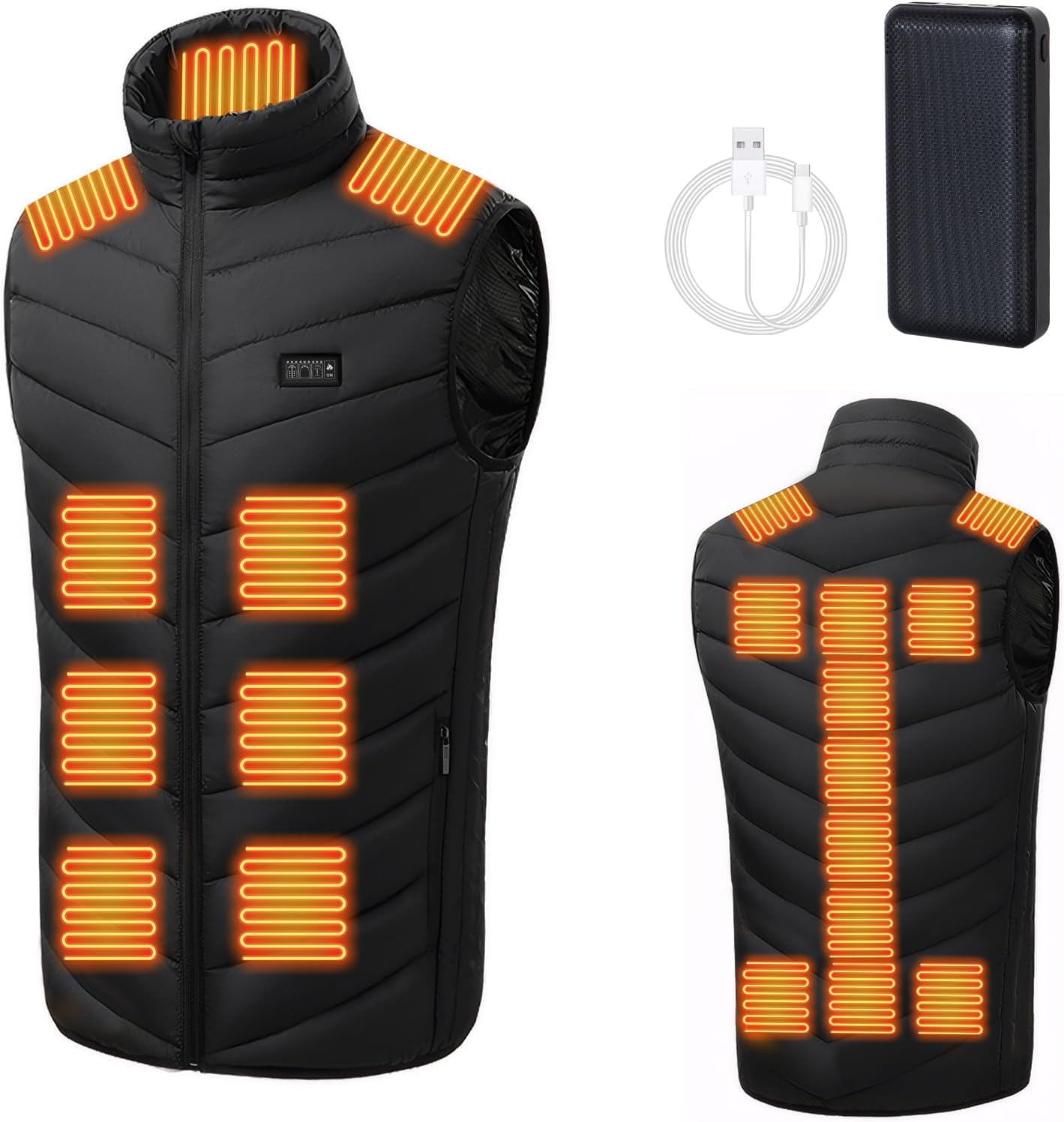 Heated Gilet M with 21 Zones & 20000 mAh Battery