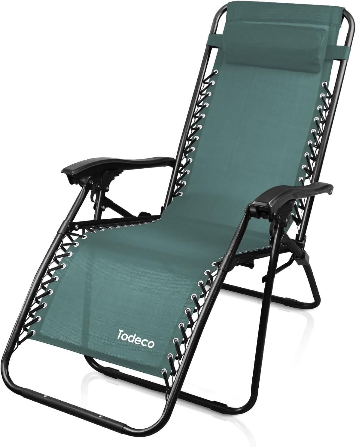 Green Folding Sun Lounger | Garden Recliner