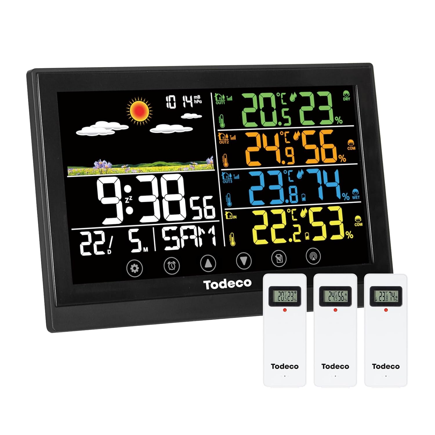 Automatic Weather Station with 3 Sensors