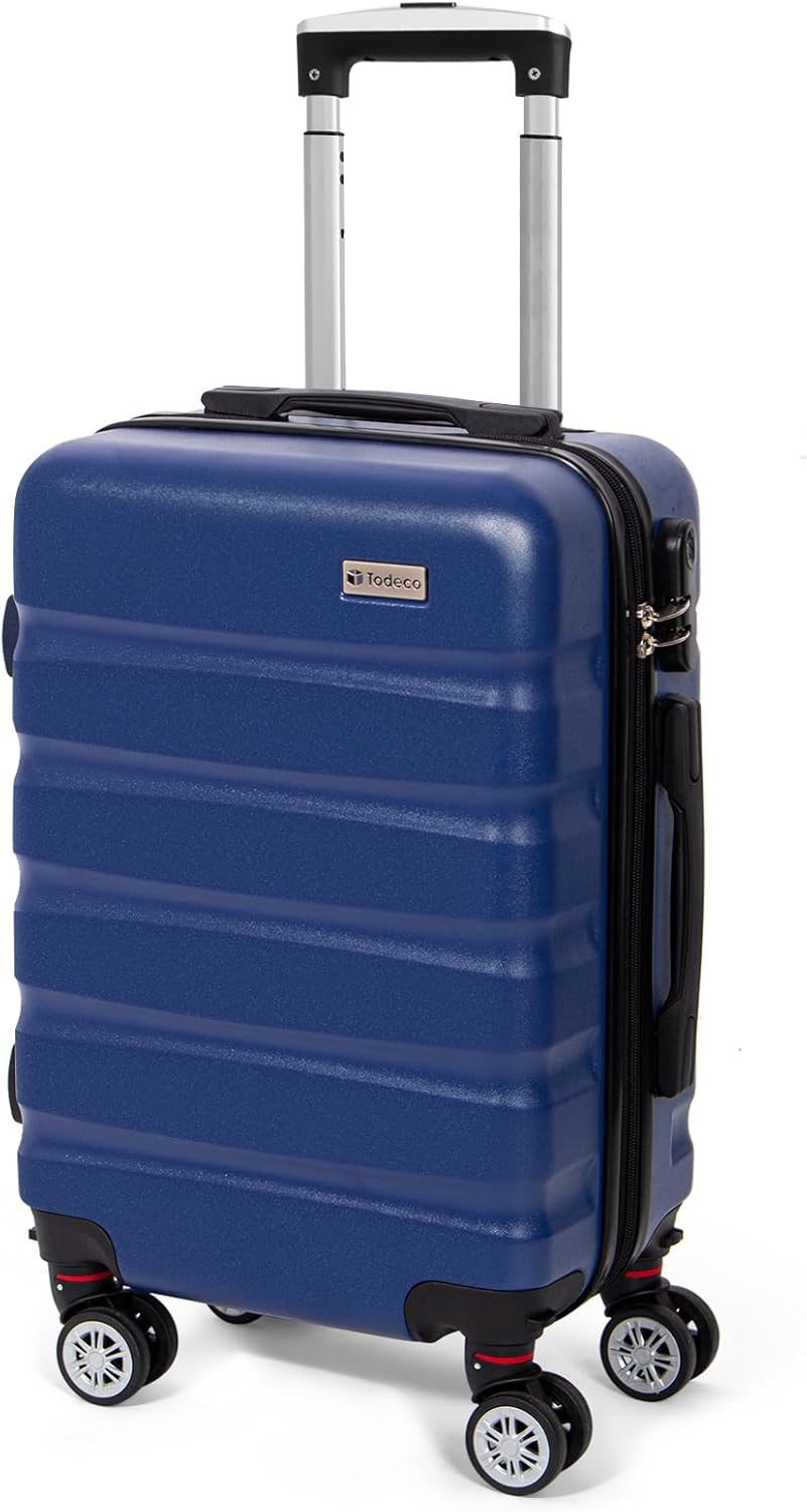 Dark Blue Hardshell Suitcase – 56 × 36 × 22 cm