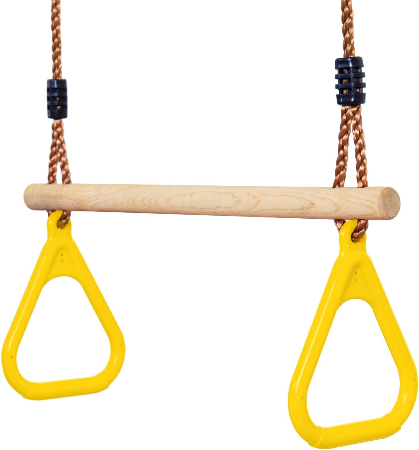 Yellow Gymnastic Rings 59 cm – Trapeze Bar 150 kg