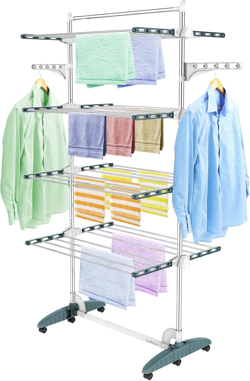4-Tier Clothes Horse Airer | Teal