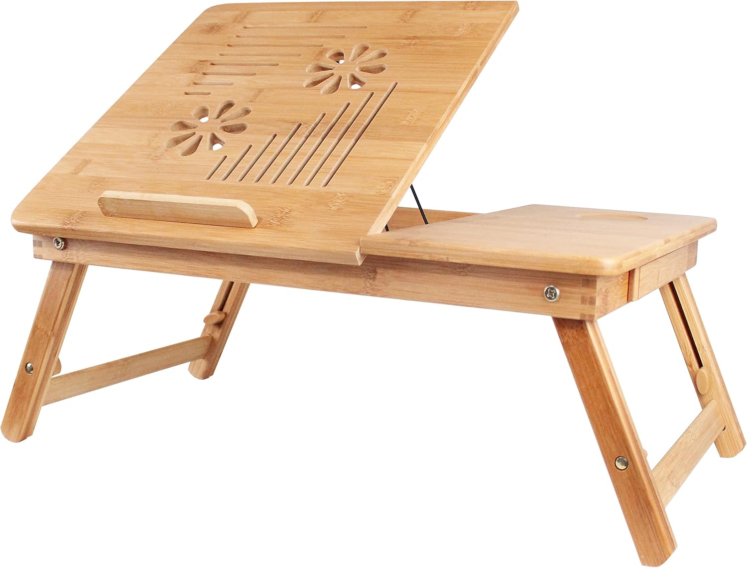 Lap Computer Stand – Folding Bamboo Bed Desk