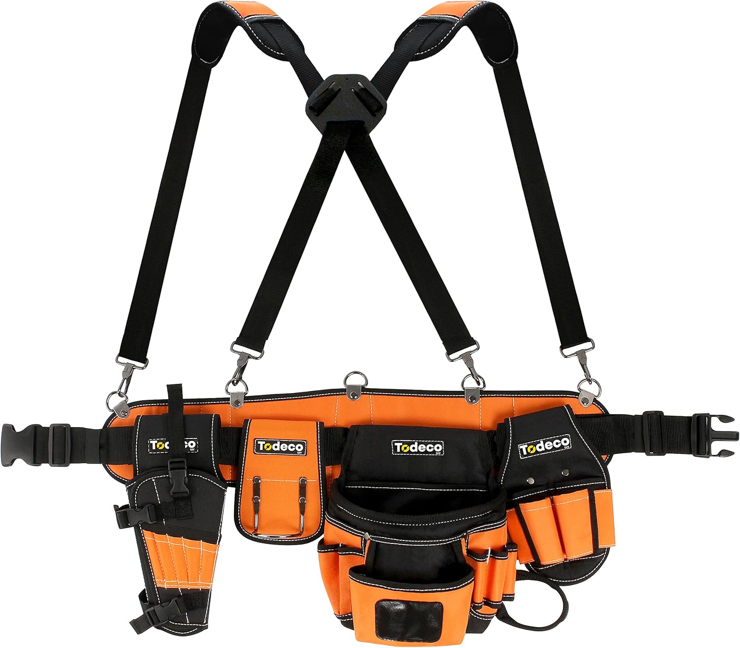 Tool Bag with Adjustable Belt and Shoulder Straps
