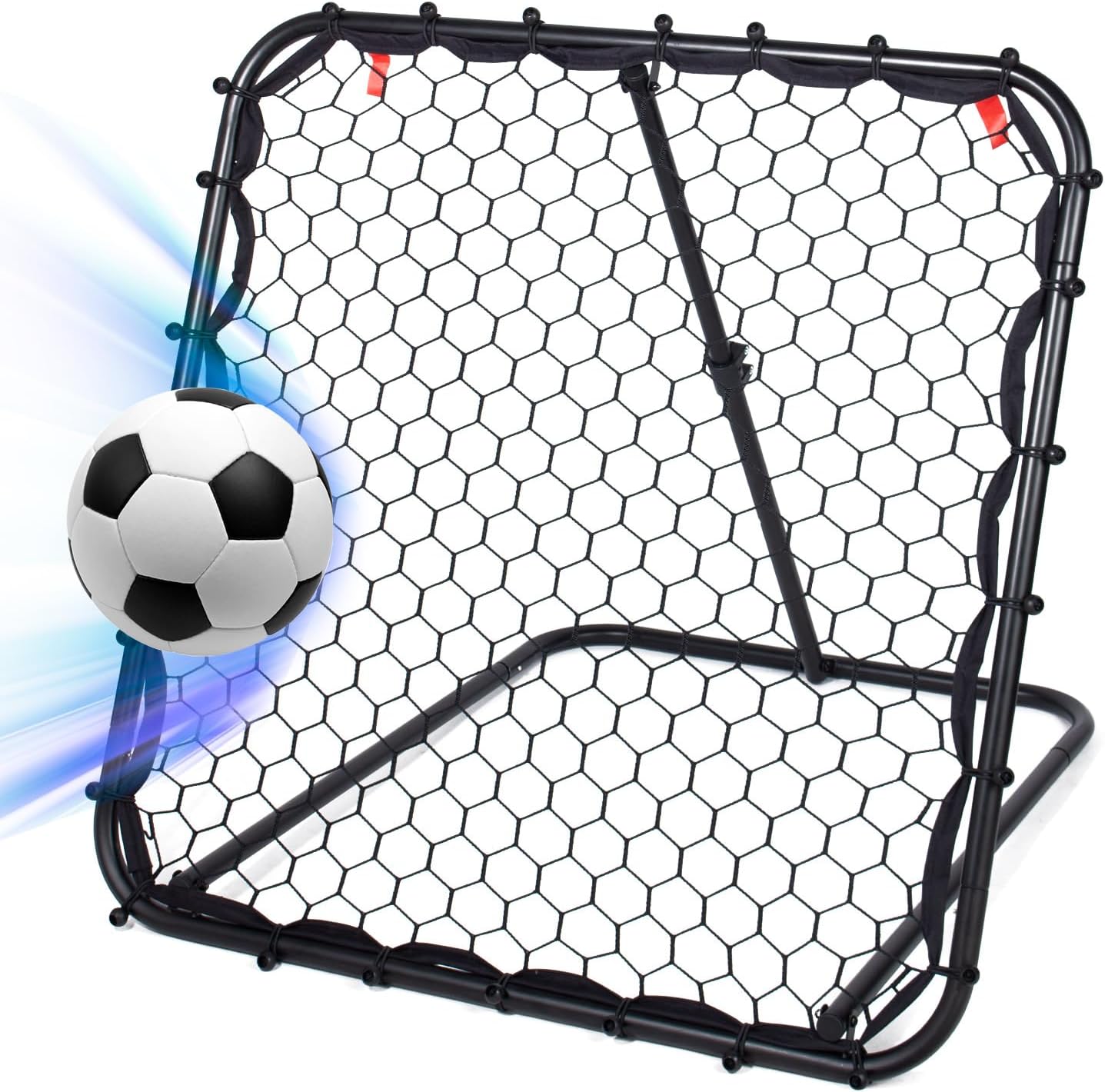 Football Rebound Net 100 cm — Adjustable Rebounder