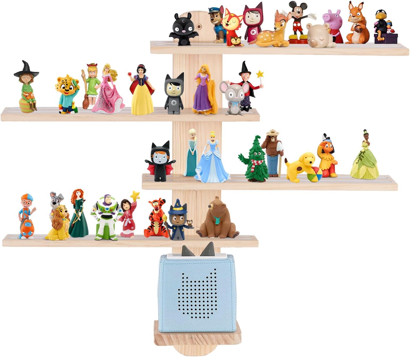 Magnetic Shelf for Toniebox/Tonies – Vertical, 43 cm