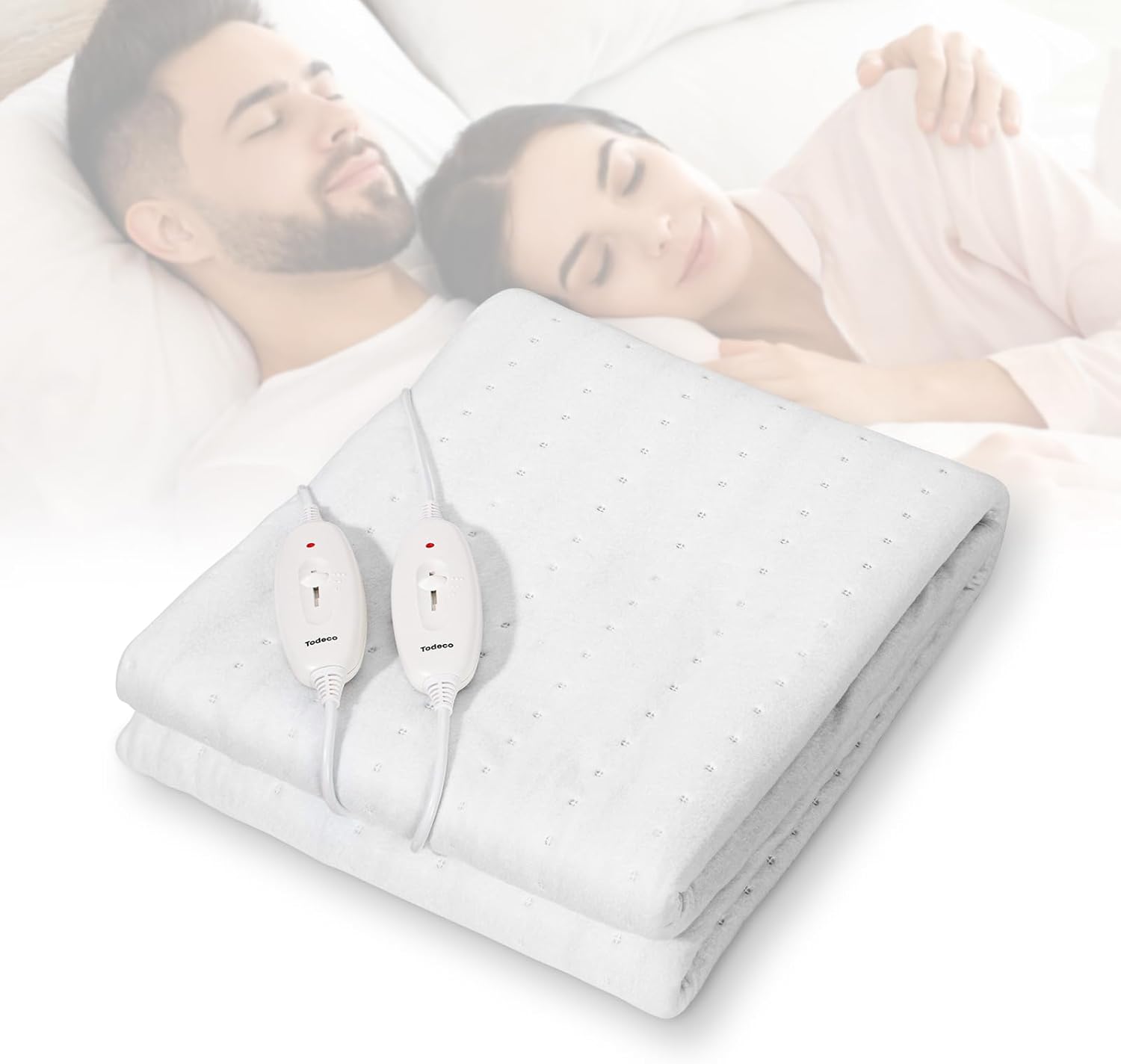 Electric Underblanket Double – White, 3 Heat Levels