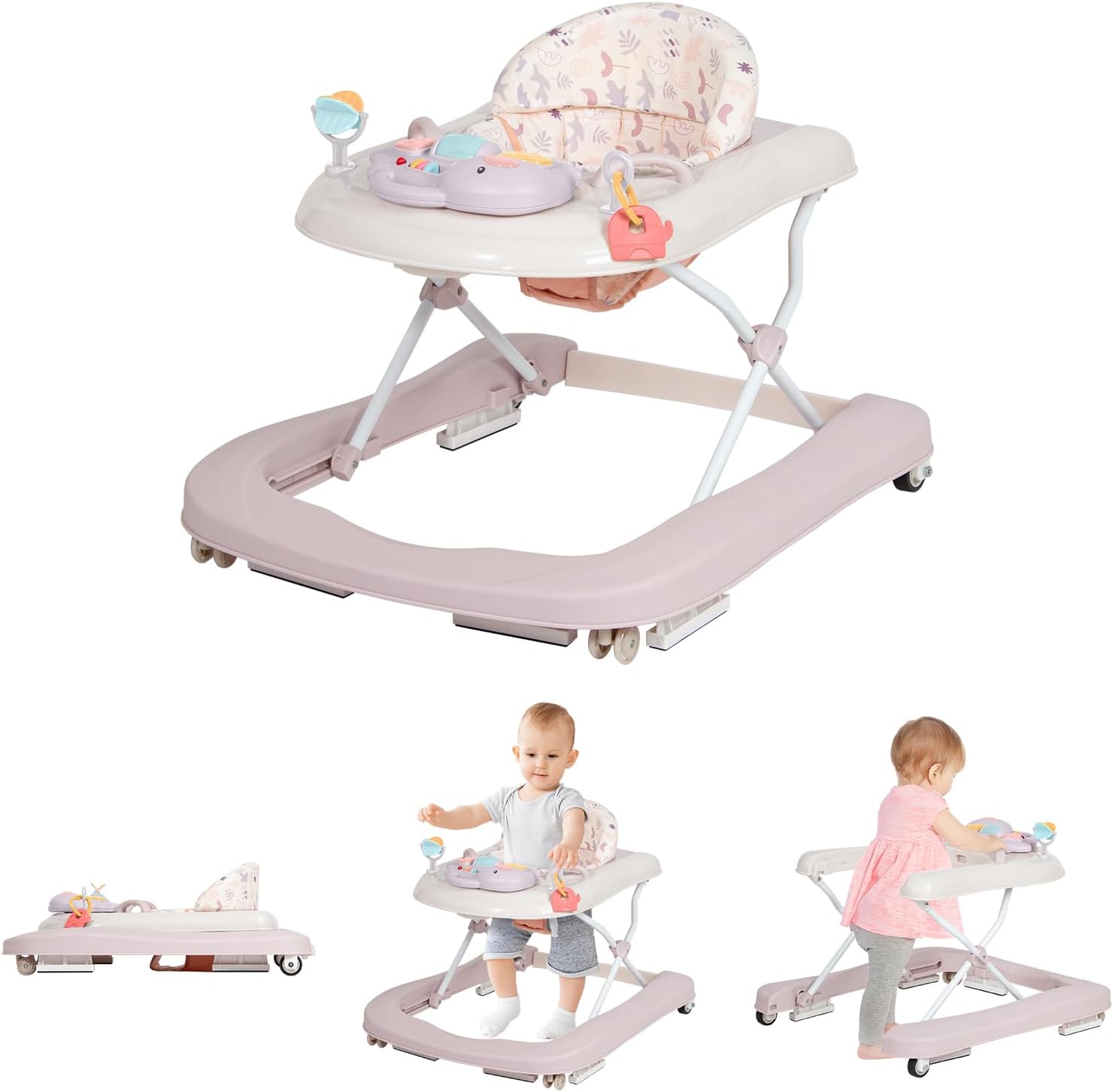 Baby Walker, Foldable and Height Adjustable