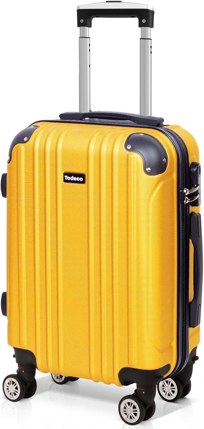 Large Hard Shell Luggage – Yellow 73×48×28.5 cm